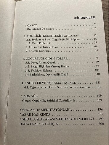  Beden Özgürlük (Osho)