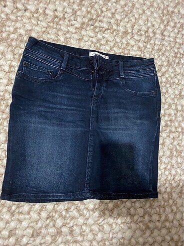 mavi jeans lacivert kot etek