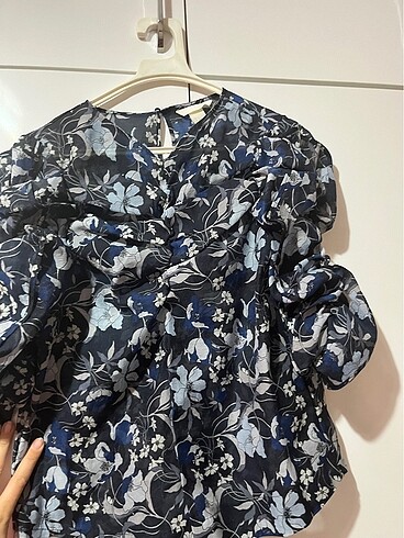 H&M H&M Bluz Parlak Kumaş