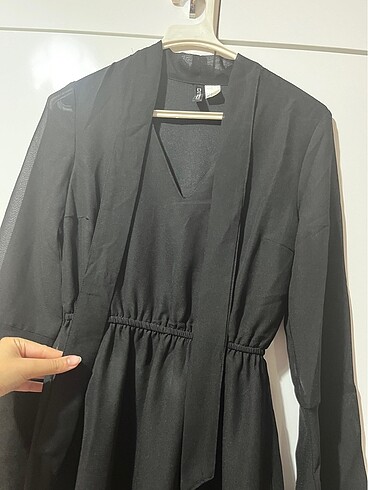 xs Beden siyah Renk H&M Siyah Tül Elbise