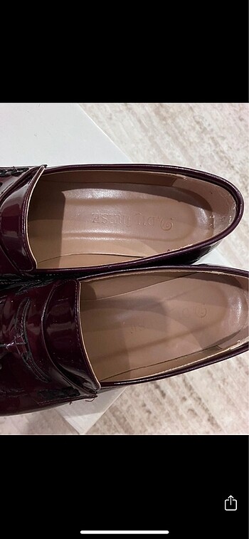 38 Beden Divarese loafer babet ayakkabı