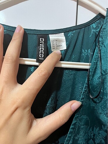 xs Beden H&M Saten kısa elbise
