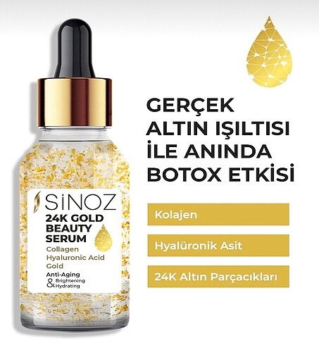 SİNOZ 24K GOLD SERUM