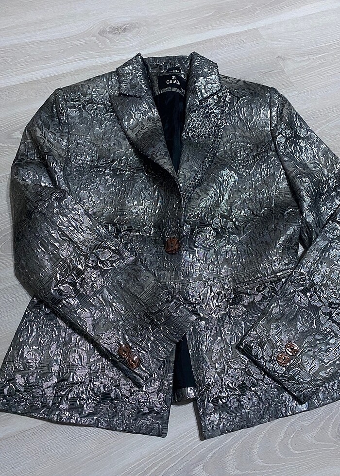 Blezır çeket gri renk - Görsel 2