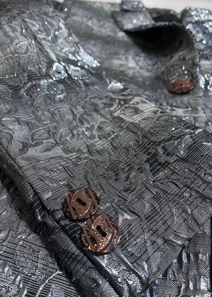 Blezır çeket gri renk - Görsel 3