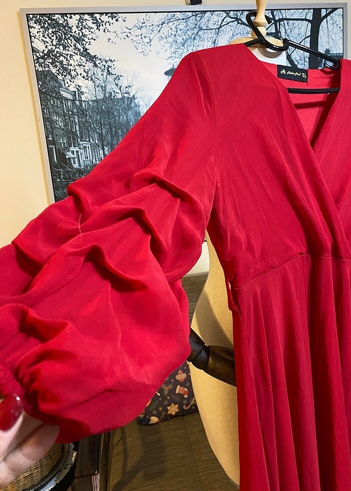 Tül elbise diz altı ???????? - Görsel 2