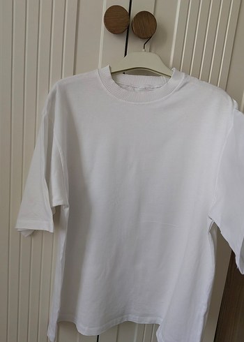 l Beden Oversize beyaz tişört