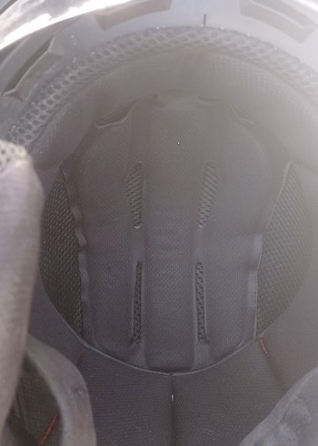 Gri Metal Kaplamalı Kask, Tokalı - Görsel 6