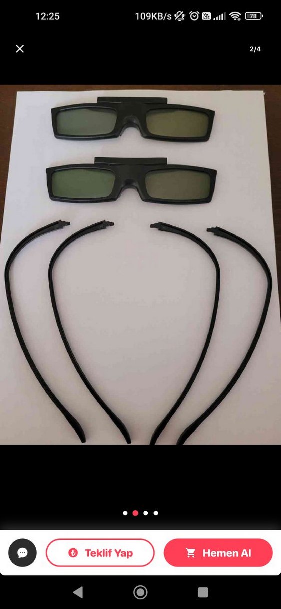 Siyah Gözlük Tarzı Dürbün - Görsel 2