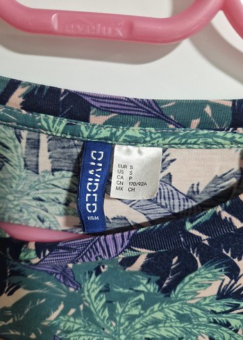 Renkli Desenli Kısa Kollu Unisex Tişört - Görsel 2