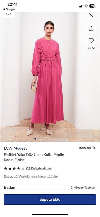 Poplin Elbise