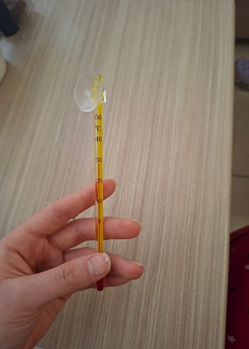 Renkli Cam Termometre - Görsel 2