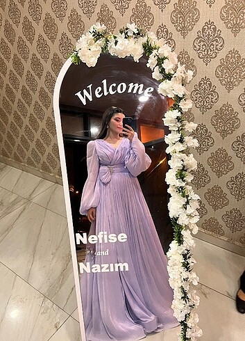 Diğer Abiye Lila elbise