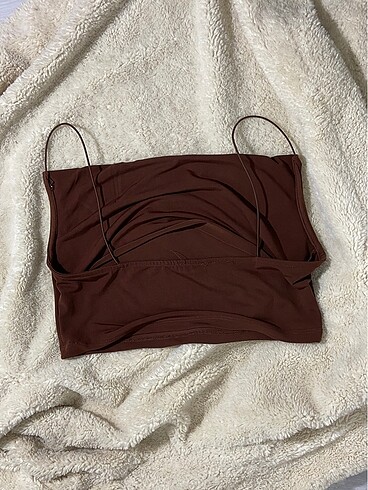 River Island Kahverengi Crop