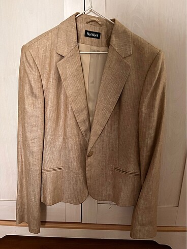 network blazer ceket
