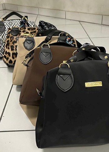 Bej Deri Tokalı Kadın Çanta - Görsel 5