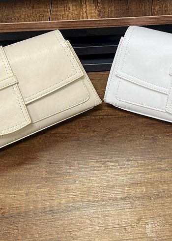 Bej Deri Tokalı Kadın Çanta - Görsel 4