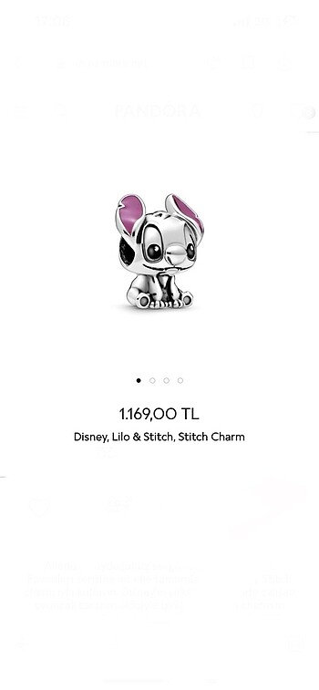 Pandora stitch Charm