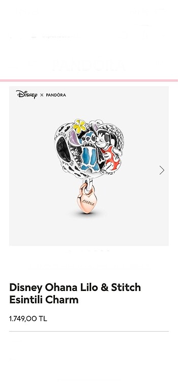 Pandora stitch Charm