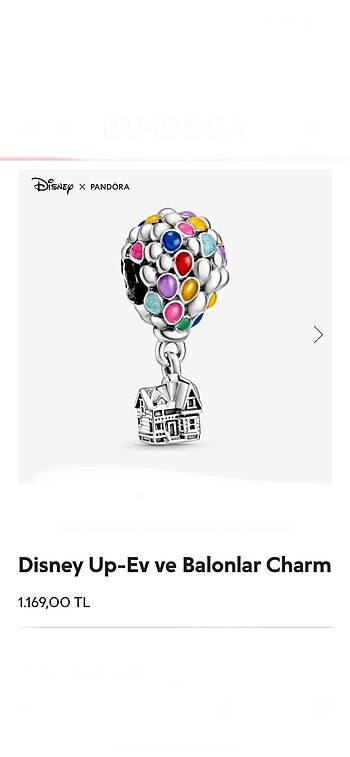 Pandora balon charm