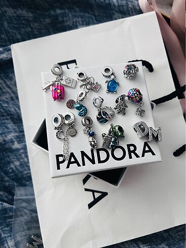 Pandora Mavi deniz kaplumbağası sallantılı charm