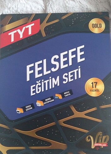 Tyt felsefe vip yayınları gold eğitim seti