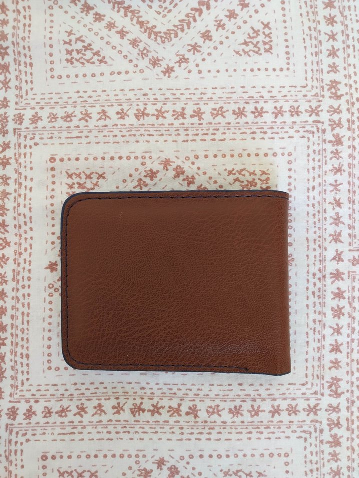 Kahverengi Lacivert Erkek Deri Cüzdan - Kartlık - Görsel 2