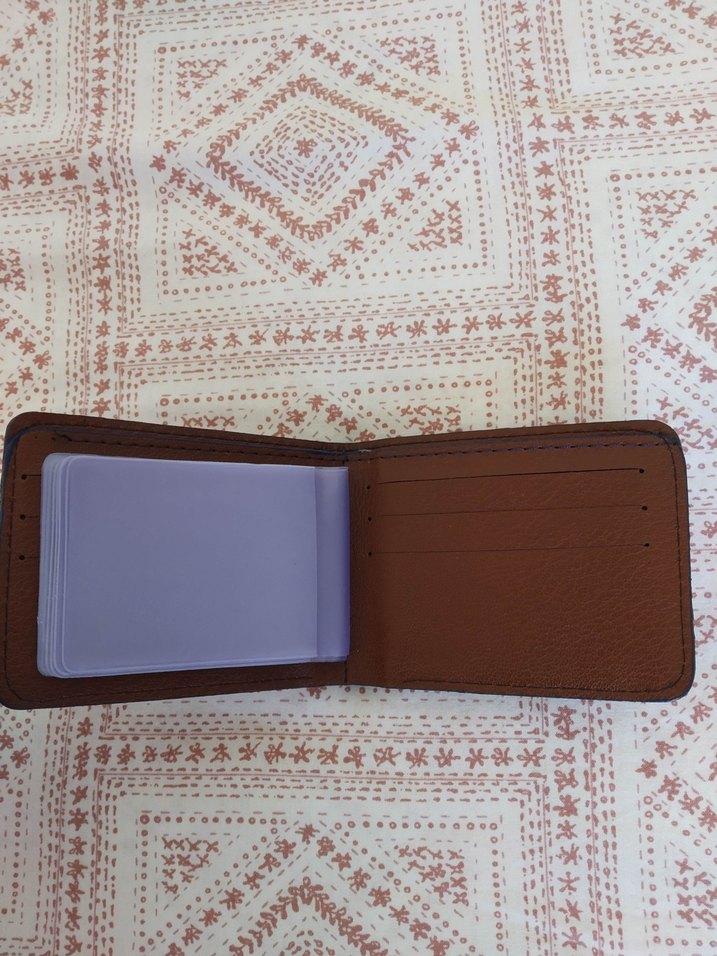 Kahverengi Lacivert Erkek Deri Cüzdan - Kartlık - Görsel 4