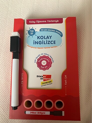  Beden Dikkat atölyesi kolay İngilizce kitabı