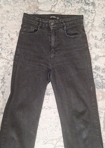 m Beden siyah Renk Gri Regular Fit Midi Kadın Kot Pantolon