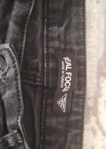 m Beden Gri Regular Fit Midi Kadın Kot Pantolon