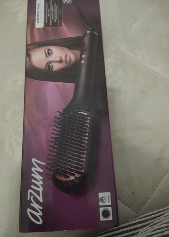 Siyah Saç Düzleştirici Fırça - Görsel 3