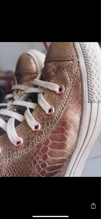 39 Beden altın Renk Gizli topuk Converse