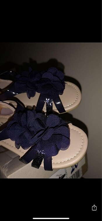 25 Beden lacivert Renk h&m bebek sandalet