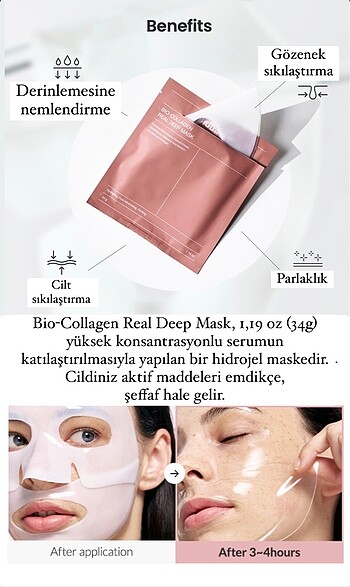 Bioderma Biodance real deep collagen mask