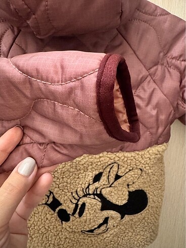 5 Yaş Beden pembe Renk Zara Minnie mont