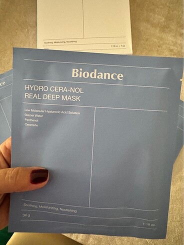 Biodance nem maskesi