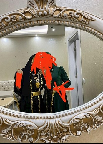 Diger Siyah Uzun Kollu Halter Yaka Kadın Henna Elbise