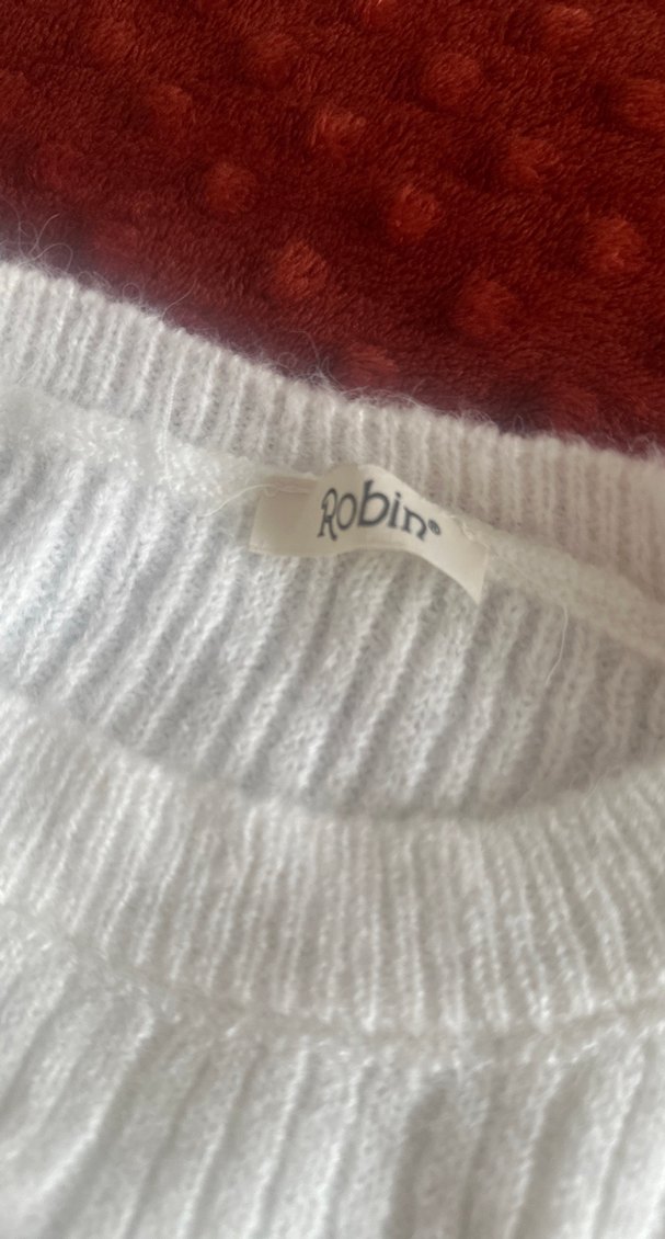 Gri Çizgili Örgü Kadın Kazak - Görsel 5