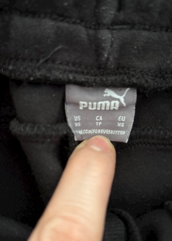 Siyah xs İnce Kesim Eşofman Altı - Görsel 3