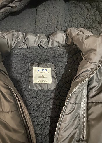 Siyah Fermuarlı çocuk Kışlık Mont - Görsel 3