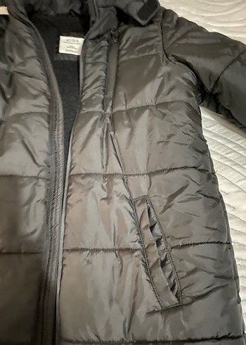 Siyah Fermuarlı çocuk Kışlık Mont - Görsel 4