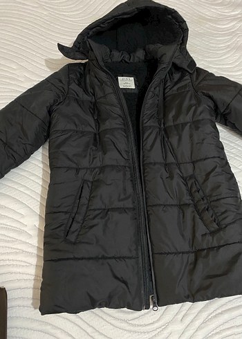 Siyah Fermuarlı çocuk Kışlık Mont - Görsel 2