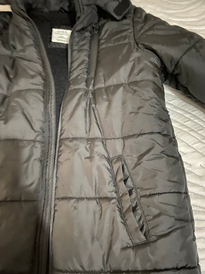 Siyah Fermuarlı çocuk Kışlık Mont - Görsel 4