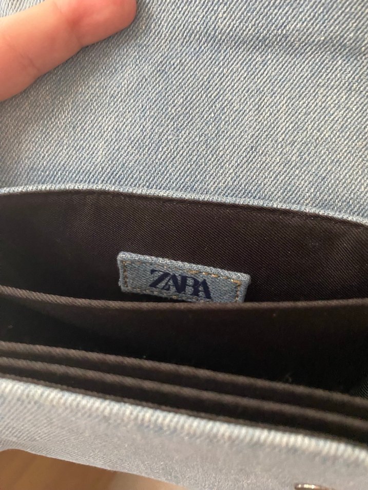 Orjinal ZARA Denim Mini City Çanta - Görsel 4