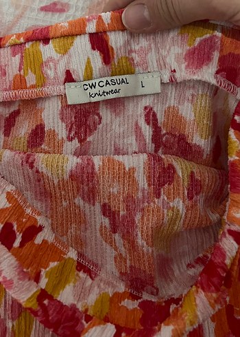 LC Waikiki Çok Renkli Batik Desenli Etek