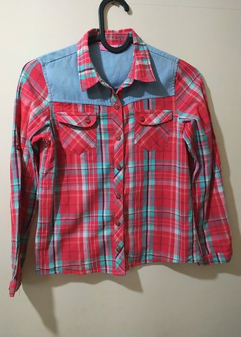 Kırmızı Kareli Uzun Kollu Gömlek - Görsel 3