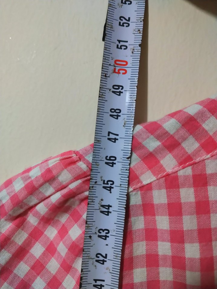 Pembe Kareli Uzun Kollu  Gömlek - Görsel 3