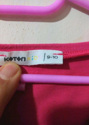 Kız Çocuk Pembe Kısa Kollu Tişört - Görsel 3