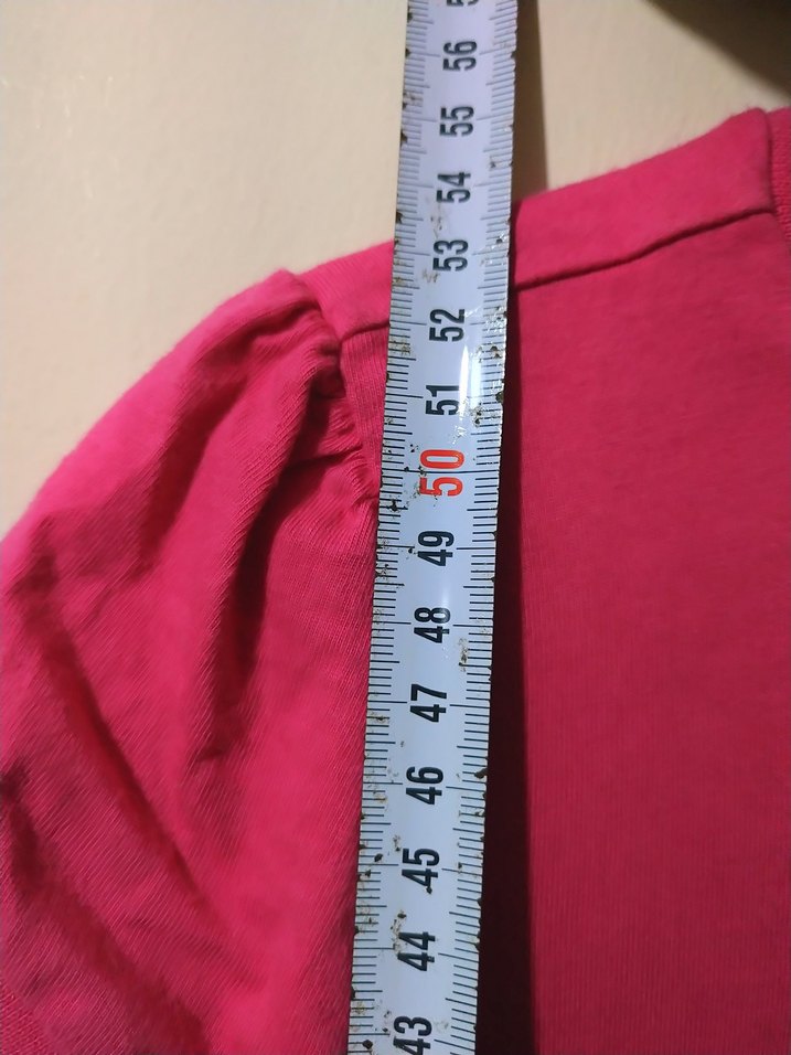 Kız Çocuk Pembe Kısa Kollu Tişört - Görsel 5